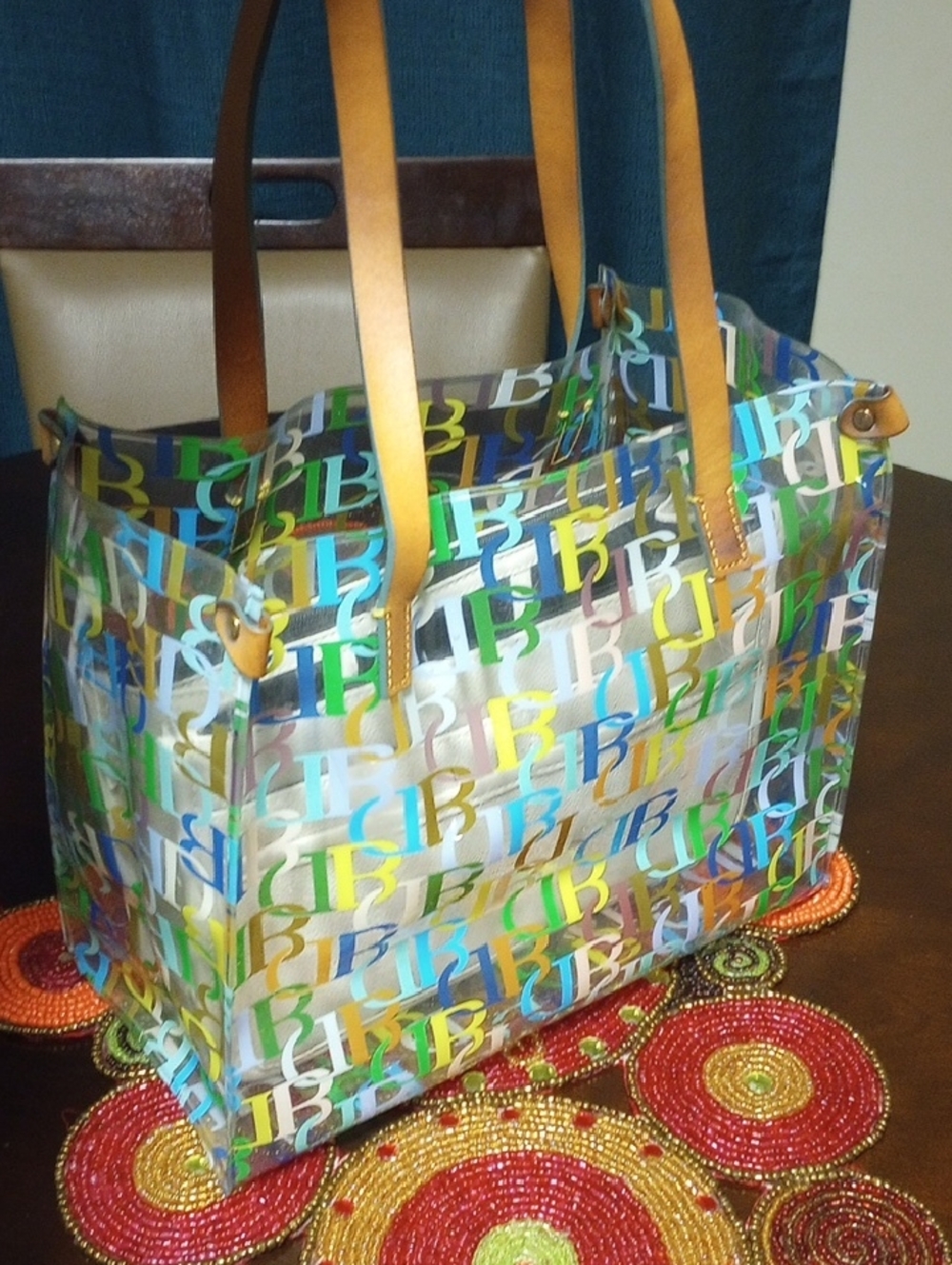 Dooney & Bourke PVC Logo Tote Bag